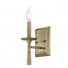  6574300 - 1 Light Wall Fixture Antique Brass Finish