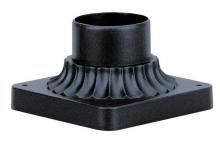  6790100 - Pedestal Mount for Post-Top Fixture Textured Black Finish