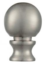  7000600 - Classic Ball Lamp Finial Brushed Nickel Finish