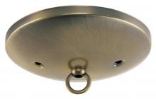  7003500 - Modern Canopy Kit with Center Hole Antique Brass Finish