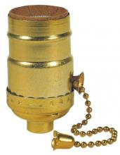  7041100 - On/Off Pull Chain Socket Brass Finish