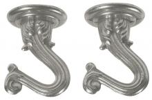  7044400 - 1 1/2" Swag Hook Kit Brushed Pewter Finish