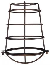  8503300 - Oil Rubbed Bronze Finish Cage Shade with Closed Bottom