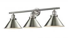  205-SN-M10-LED - 3 Light Vintage Dimmable LED Bathroom Fixture