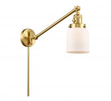 Innovations Lighting 237-SG-G51 - Bell - 1 Light - 8 inch - Satin Gold - Swing Arm