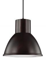  6517401-710 - Division Street contemporary 1-light indoor dimmable ceiling hanging single pendant light in bronze