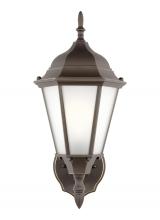  89941EN3-71 - Bakersville traditional 1-light LED outdoor exterior wall lantern sconce in antique bronze finish wi