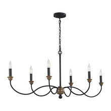  F3000/6DWZ/WO - Hartsville Six Light Chandelier