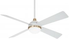  F623L-WHF/SBR - 54" CEILING FAN W/ LED LIGHT