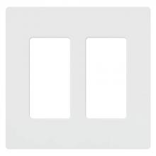  CW-2-WH - CLARO WALLPLATE 2 GNG WH