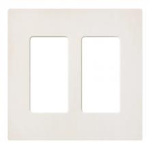  SC-2-BI - SATIN COLOR 2-GANG WALLPLATE BISCUIT