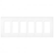  SC-6-BW - SATIN WALLPLATE 6G BW