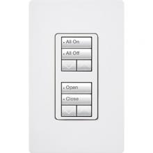  RRD-W2RLD-WH - RADIORA2 2RLD WALL KEYPAD WHITE