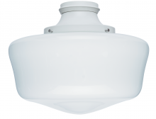  99164 - Hunter Original® Damp-Rated Traditional Globe Light Kit, White