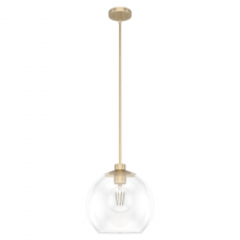  19767 - Hunter Xidane Alturas Gold with Clear Glass 1 Light Pendant Ceiling Light Fixture