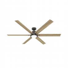  51886 - Hunter 72 inch Wi-Fi Gravity Noble Bronze Ceiling Fan with LED Light Kit and Handheld Remote