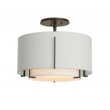  126501-SKT-14-SF1099-SJ1590 - Exos Small Double Shade Semi-Flush