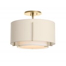  126501-SKT-86-SF1099-SA1590 - Exos Small Double Shade Semi-Flush