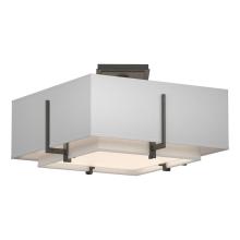  126507-SKT-20-SF1205-SJ1605 - Exos Square Small Double Shade Semi-Flush