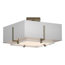  126507-SKT-84-SF1205-SJ1605 - Exos Square Small Double Shade Semi-Flush