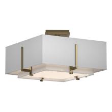  126507-SKT-86-SF1205-SJ1605 - Exos Square Small Double Shade Semi-Flush