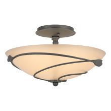 Hubbardton Forge 126712-SKT-20-SS0048 - Forged Leaves Semi-Flush