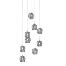  131103-SKT-LONG-82-YL0709 - Ume 9-Light Pendant