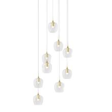  131103-SKT-LONG-86-ZM0709 - Ume 9-Light Pendant