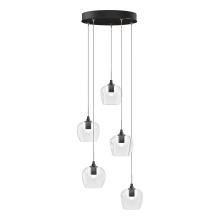  131123-SKT-STND-89-ZM0709 - Ume 5-Light Pendant