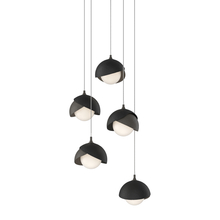  131125-SKT-LONG-07-10-GG0711 - Brooklyn 5-Light Double Shade Pendant