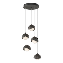  131125-SKT-STND-20-14-GG0711 - Brooklyn 5-Light Double Shade Pendant