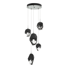 Hubbardton Forge 131139-SKT-LONG-82-BP0756 - Chrysalis 5-Light Mixed Crystal Pendant