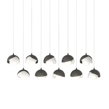  131205-SKT-LONG-20-02-GG0711 - Brooklyn 10-Light Double Shade Pendant