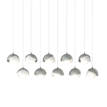  131205-SKT-LONG-82-02-GG0711 - Brooklyn 10-Light Double Shade Pendant