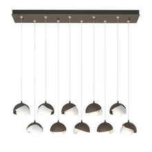  131205-SKT-STND-05-02-GG0711 - Brooklyn 10-Light Double Shade Pendant