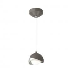  161183-SKT-STND-07-82-GG0711 - Brooklyn Double Shade Low Voltage Mini Pendant