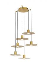  700TRSPEVS6RNB-LED930 - Eaves 6 Light Chandelier