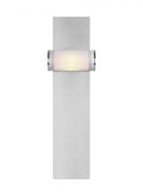  KWWS10027CN - The Esfera Medium Damp Rated 1-Light Integrated Dimmable LED Wall Sconce in Polished Nickel