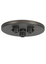  700TDMRD3TS - Line-Voltage Mini Canopy 3 Port Round