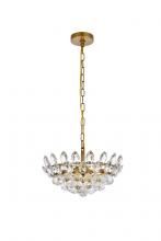  1104D16BR - Emilia 16 Inch Pendant in Brass