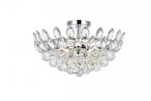  1105F18C - Emilia 18 Inch Flush Mount in Chrome