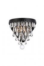  1219W9BK/RC - Nordic 1 Light Black Wall Sconce