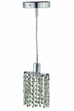  1281D-R-E-CL/EC - Mini 1 light Chrome Pendant