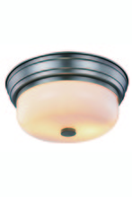  1479F15VN - Ellis Collection Flush Mount D:14.5in H:6in Lt:2 Vintage Nickel Finish