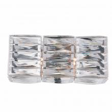  2117W14C/RC - Cuvette 2 Light Chrome Vanity Wall Sconce Clear Royal Cut Crystal