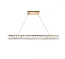  3502D38G - Monroe 38 Inch LED Linear Pendant in Gold