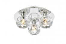  3509F12C - Graham 3 Light Ceiling Lamp in Chrome