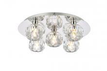  3509F16C - Graham 5 Light Ceiling Lamp in Chrome