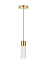  5200D4G - Constellation 1 Light Gold LED Pendant