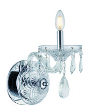  7873W7C/RC - Elliott 1 light Chrome & Clear Wall Sconce Clear Royal Cut Crystal